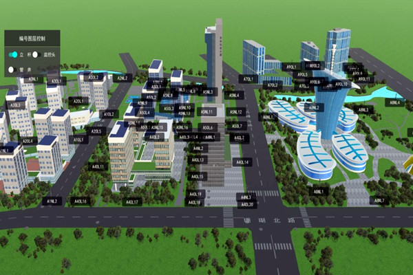 樓宇自控系統(tǒng)BIM可視平臺運行主狀態(tài)的實時顯示！